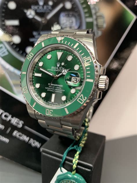 rolex submariner hulk anniversary watch|Rolex Hulk submariner retail price.